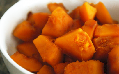 Kabocha no nistuke simmered pumpkins