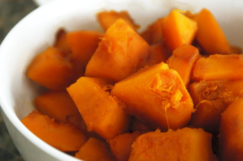 Kabocha no nistuke simmered pumpkins