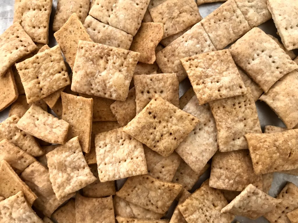 Sourdough crackers