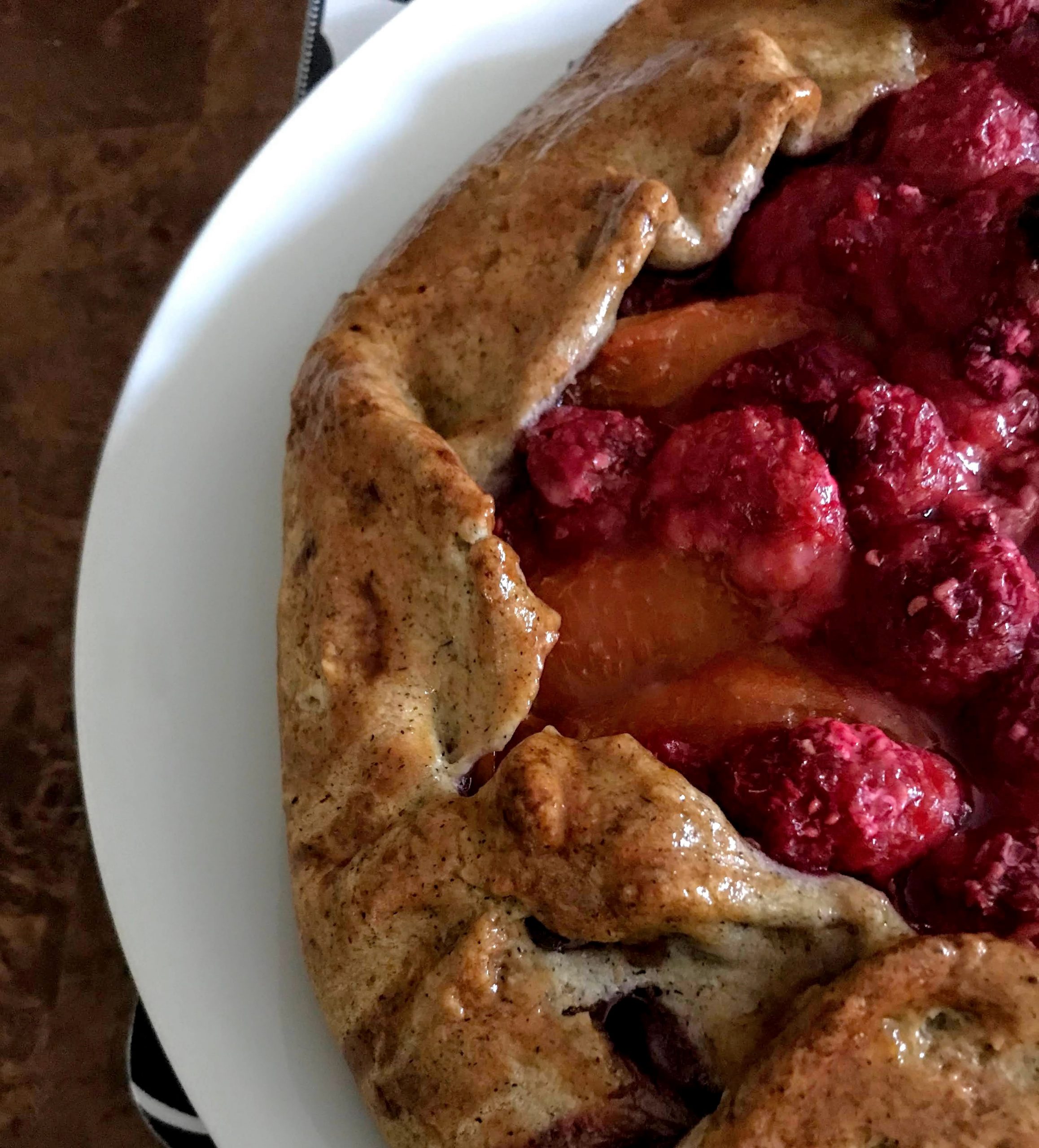 Raspberry & Apricot Galette